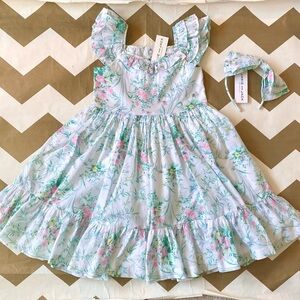Janie&Jack Easter dress and headband